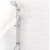 Spectra Versa 4-Spray Round 36 in. Shower System Kit with Hand Shower 1.8 GPM in Polished Chrome