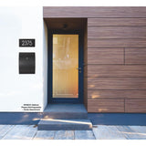 Black Contemporary Locking Mailbox - Super Arbor