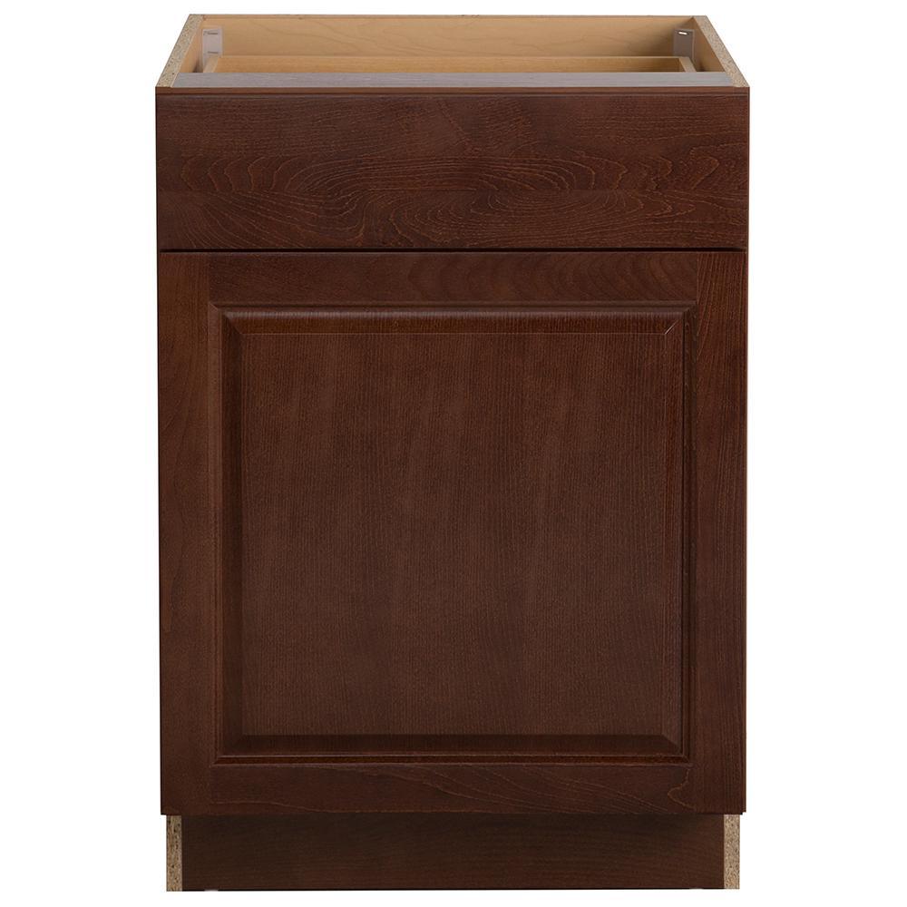 Benton Assembled 12x34.5x24.5 in. Base Cabinet with Soft Close Full Extension Drawer in White - Super Arbor