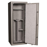 14-Gun Fire-Resistant Combination Gun Safe, Gray - Super Arbor