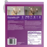 Philips 40-Watt Equivalent B11 Dimmable LED Bent Tip Candle Light Bulb, Soft White, Medium Base (3-Pack)