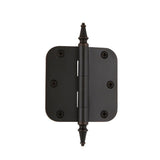 3.5 in. Polished Brass Steeple Tip Residential Hinge with 5/8 in. Radius Corners - Super Arbor