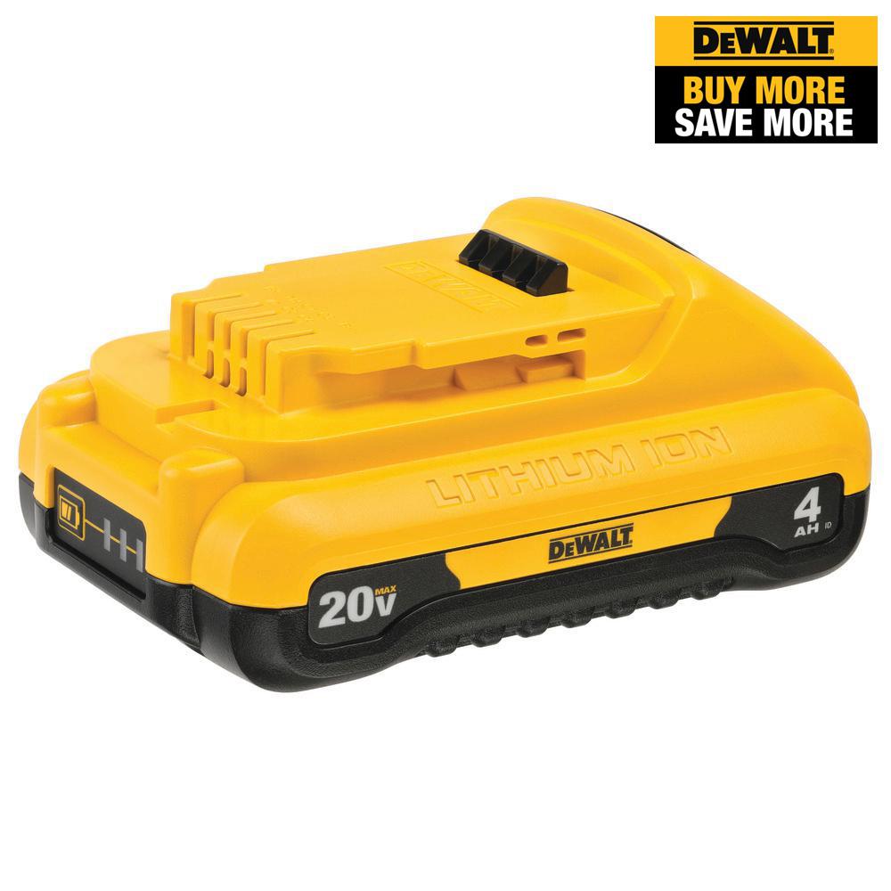 20-Volt MAX Lithium-Ion 4.0 Ah Compact Battery Pack - Super Arbor