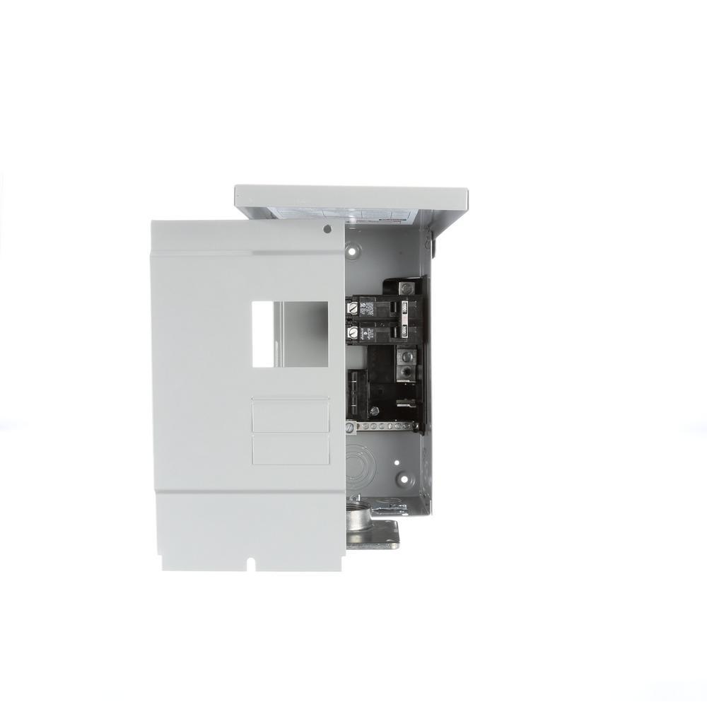 100 Amp 2-Space 4-Circuit Main Breaker Outdoor Rated Trailer Panel - Super Arbor