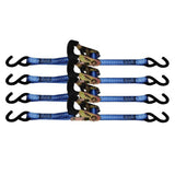 Grip 12 ft. Reflective Ratchet Tie Down (4-Piece) - Super Arbor