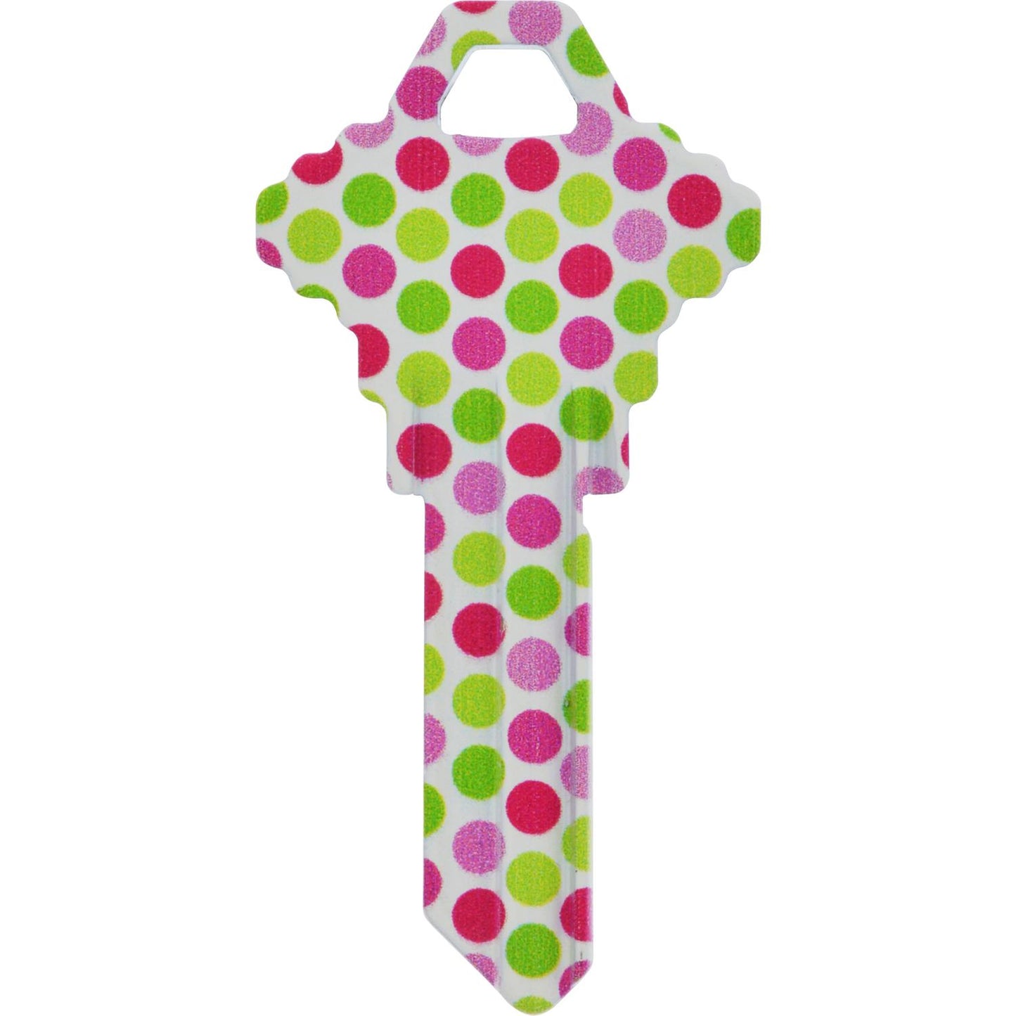 Hillman Wackey Polka Dots House/Office Universal Key Blank SC1 – Single