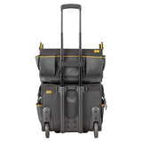 DEWALT Black- Yellow Polyester 12.125-in Zippered Rolling Tool Roll