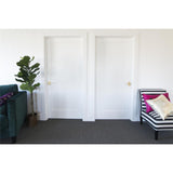 36 in. x 96 in. Shaker 1-Panel Primed Solid Hybrid Core MDF Interior Door Slab - Super Arbor