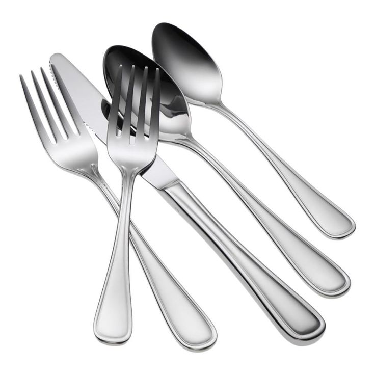 New Rim Silver 18/10 Stainless Steel A.D. Coffee Spoon (12-Pack)