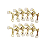 2-1/8 in. x 1-3/4 in. Polished Brass Standard Hinge Pin Door Stop Value Pack (10 per Pack)