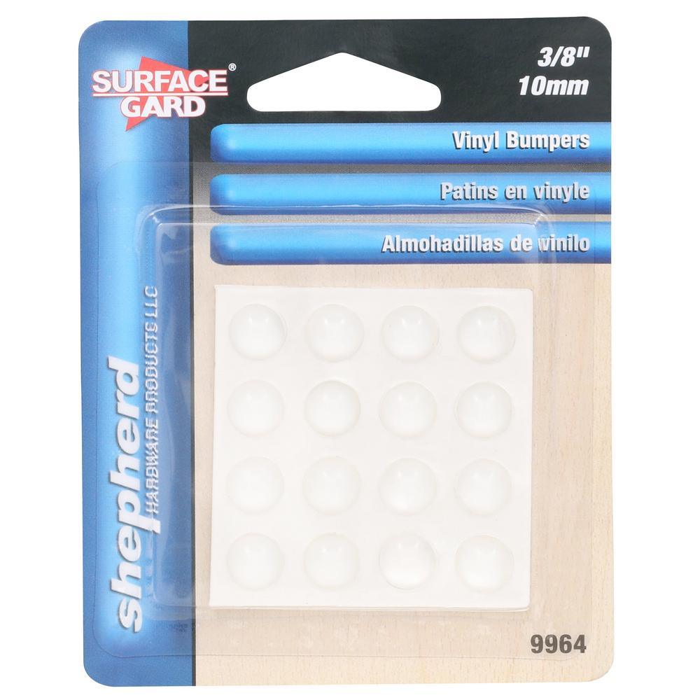3/8 in. Self-Adhesive Vinyl Surface Pads (16 per Pack) - Super Arbor