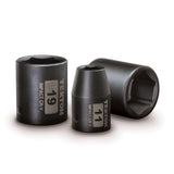 3/8 in. Drive 7-19 mm 6-Point Shallow Impact Socket Set (13-Piece) - Super Arbor