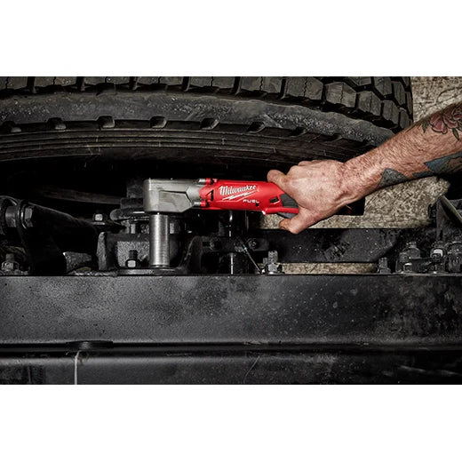 Milwaukee M12 FUEL 12V Brushless 1/2 in. Right Angle Impact Wrench Kit with (2) 3.0Ah Batteries, Friction Ring