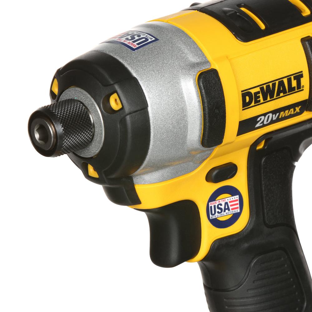 20-Volt MAX Li-Ion Cordless 1/4 in. Impact Driver (Tool-Only) w/ 20-Volt Max Li-Ion 4.0 Ah Battery & Charger Starter Kit