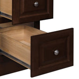 Hampton 30 in. W x 21 in. D x 33.5 in. H Bathroom Vanity Cabinet Only in Cognac