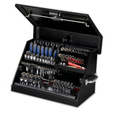 23 in. 0-Drawer Portable Top Chest in Black Powder Coated - Super Arbor