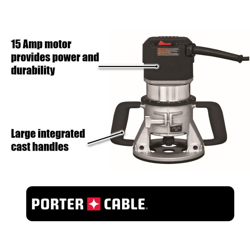 15 Amp Corded 3-1/4 Horsepower 5-Speed Router - Super Arbor