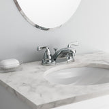 Foundations 4 in. Centerset 2-Handle Bathroom Faucet in Chrome - Super Arbor