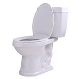 Talos 2-Piece 1.6 GPF Single Flush Elongated Toilet in White - Super Arbor