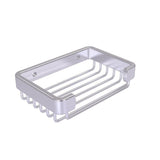Allied Brass 3.1-in H Screw Mount Solid Brass Satin Chrome Hanging Shower Caddy
