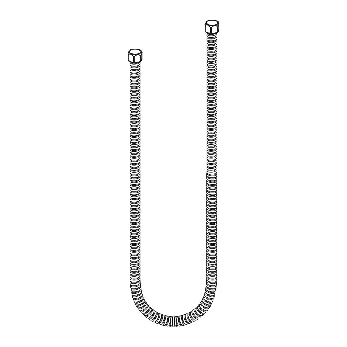 Moen Spot Resist Brushed Nickel Handheld Shower Hose, Model A726SRN