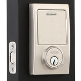 Century Satin Nickel Sense Smart Door Lock and Wi-fi Adapter Bundle - Super Arbor