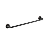 Constructor 3-Piece Bath Hardware Set with Expandable Towel Bar, Towel Ring, and Toilet Paper Holder in Bronze - Super Arbor
