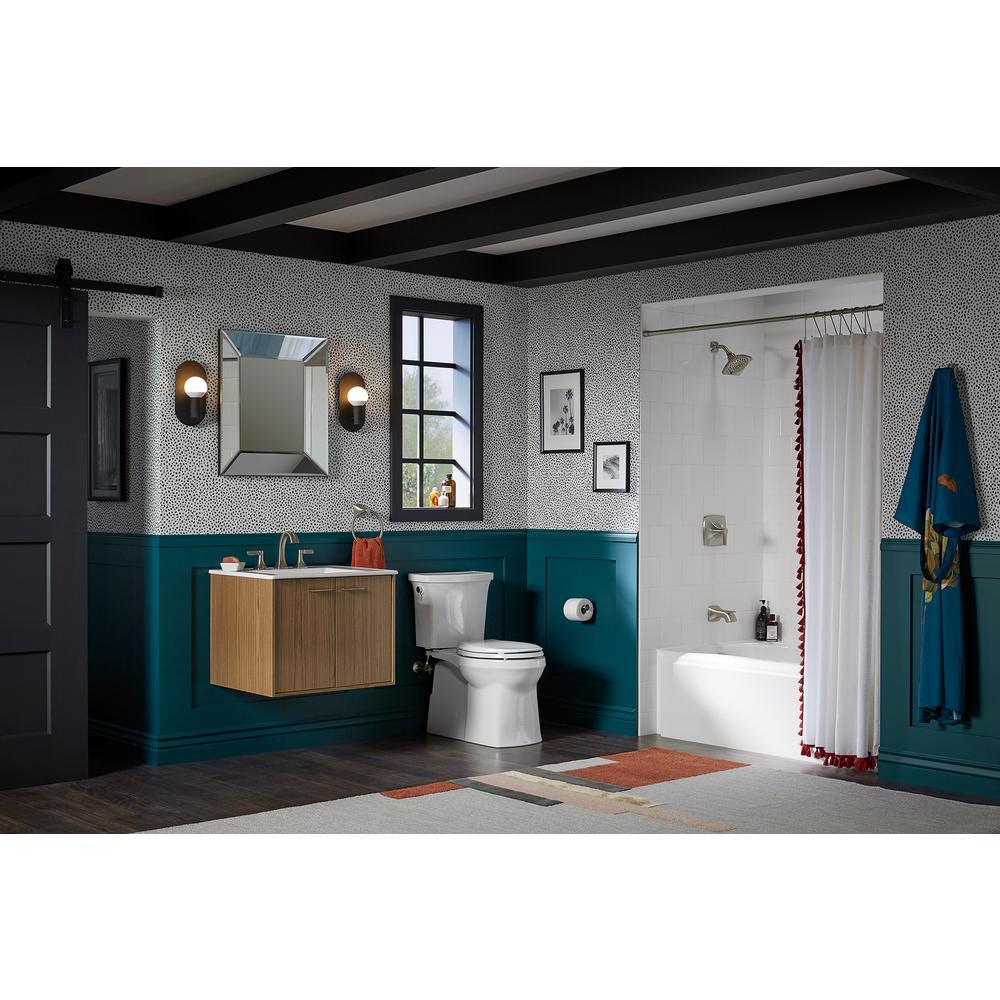 Memoirs 5 ft. Left Drain Rectangular Alcove Cast Iron Soaking Tub in White - Super Arbor