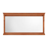 60 in. W x 31 in. H Framed Rectangular  Bathroom Vanity Mirror in Warm Cinammon