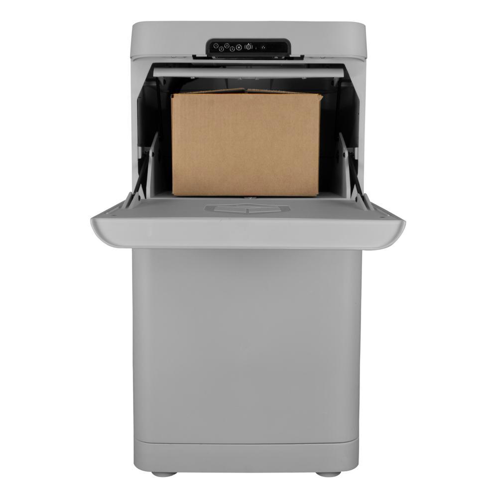 Gray Floor Mount Smart Parcel Security Mailbox - Super Arbor