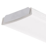 4 ft. 41-Watt White Integrated LED Low Profile Wraparound Flushmount - Super Arbor