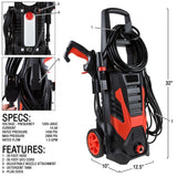 2000 PSI 1.5 GPM Cold Water Electric Pressure Washer