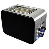 2-Slice Stainless Steel Toaster with Adjustable Browning Controls