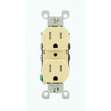 15 Amp Weather and Tamper Resistant Duplex Outlet, White - Super Arbor