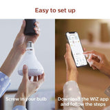 Philips Soft White BR30 LED 65-Watt Equivalent Dimmable Smart Wi-Fi Wiz Connected Wireless Light Bulb