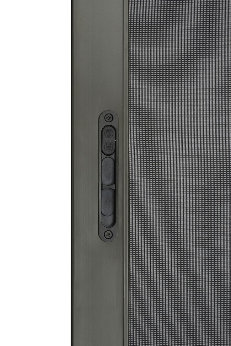 RELIABILT 36-in x 80-in Bronze Aluminum Sliding Patio Screen Door