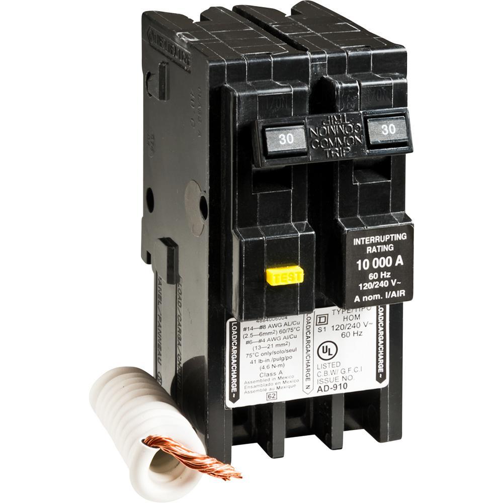 Homeline 60 Amp 2-Pole Circuit Breaker