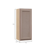 Hampton Assembled 15x36x12 in. Wall Cabinet in Unfinished Beech - Super Arbor