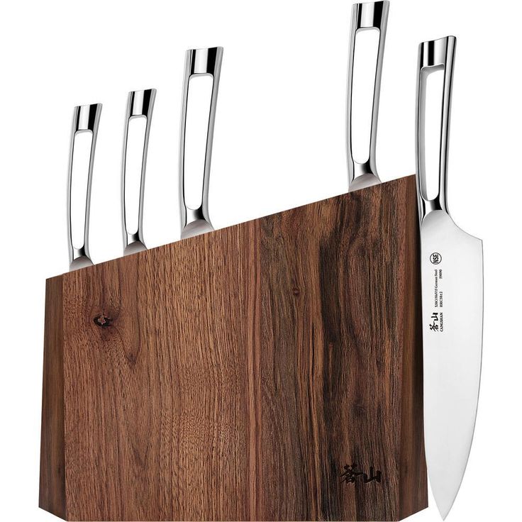 N1 Series 6-Piece German Steel Forged Knife Block Set