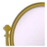 Allied Brass Southbeach 8-in x 16-in Polished Brass Double-Sided Magnifying Wall-Mounted Vanity Mirror