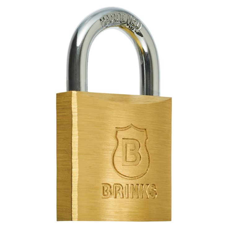 Brink's 30mm Keyed Solid Brass Padlock