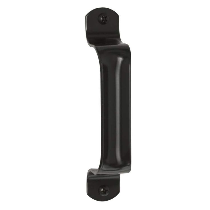 6-1/2 in. Black Heavy Duty Door Pull