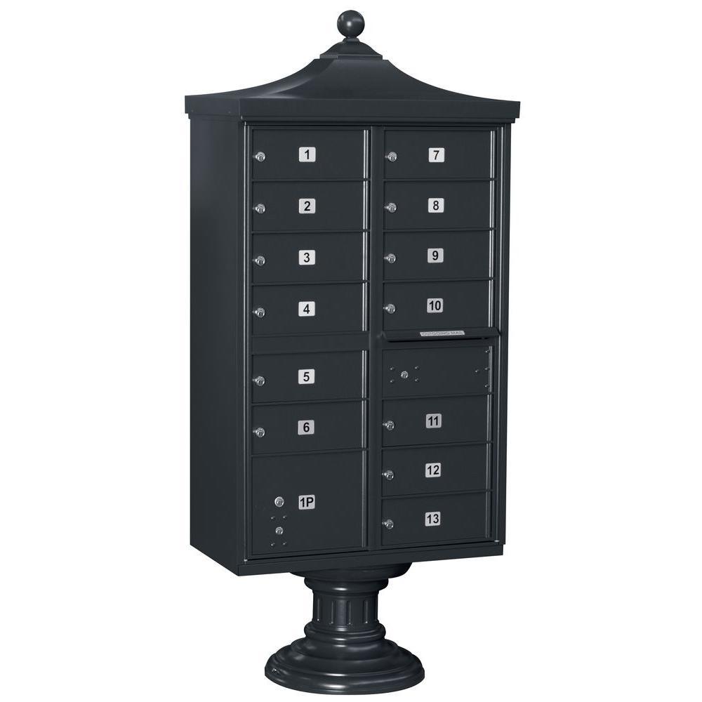 Regency Decorative 12-Compartment Post-Mount Cluster Box Unit - Super Arbor