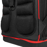 20 in. 38-Pockets Heavy-Duty Padded Wide Mouth Jobsite Backpack Tool Bag - Super Arbor