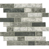 Urban Tapestry Interlocking 11.81 in. x 11.81 in. x 6 mm Glass Mesh-Mounted Mosaic Tile (14.55 sq. ft./case) - Super Arbor