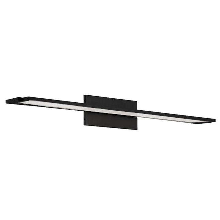 Line 36 in. Black LED Vanity Light Bar and Wall Sconce, 3000K