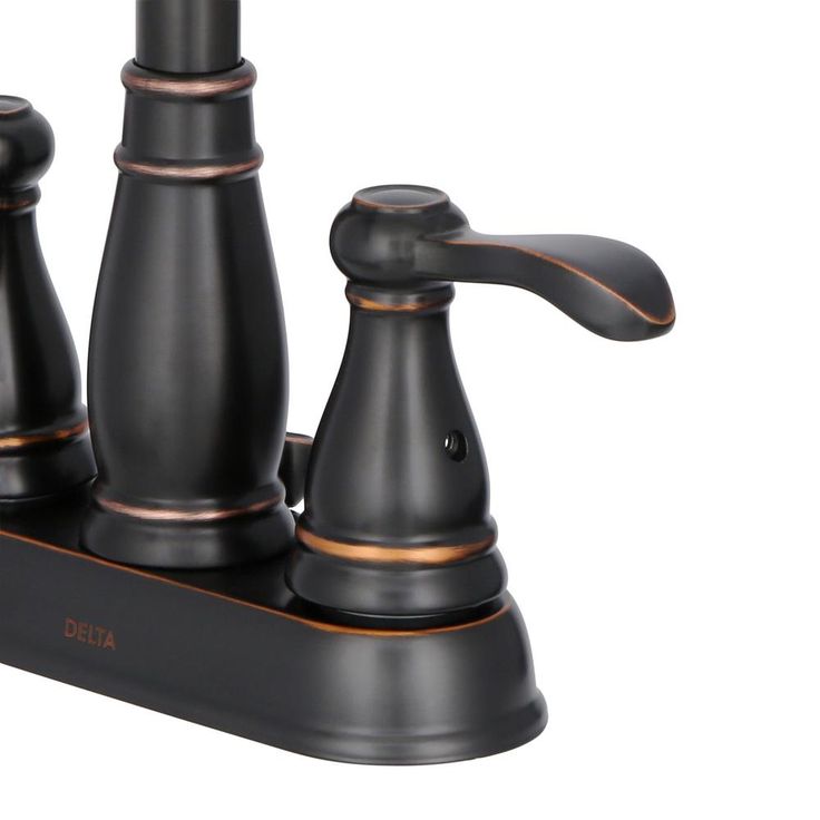 Porter 4 in. Centerset 2-Handle Bathroom Faucet in Oil Rubbed Bronze