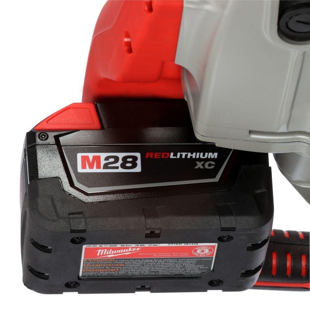 M28 28-Volt Lithium-Ion Cordless Band Saw Kit w/(1) 3.0Ah Battery, Charger, Hard Case - Super Arbor