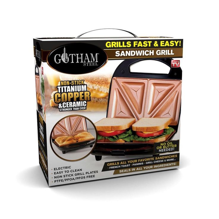 Ti-Ceramic Black Non-Stick Sandwich Maker