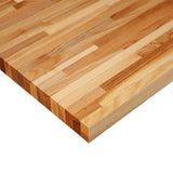 Sparrow Peak Ash 6-ft Unfinished Natural Straight Butcher Block Ash Kitchen Countertop